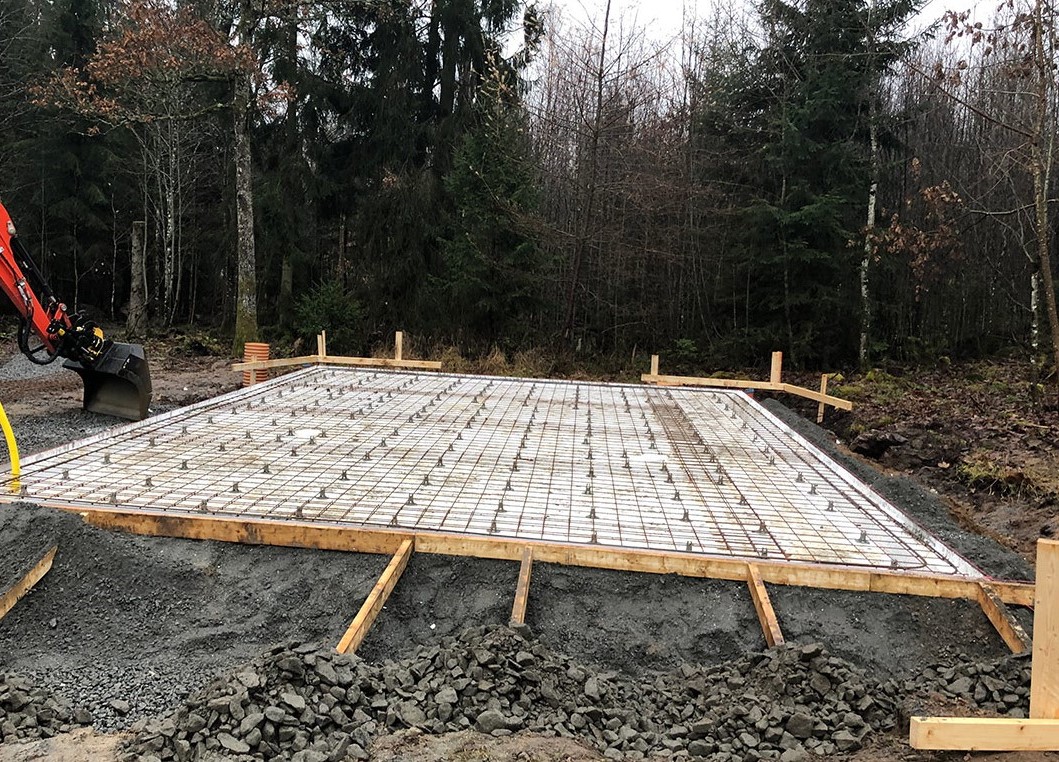 Anlägga Husgrund & Gjutning Betongplatta