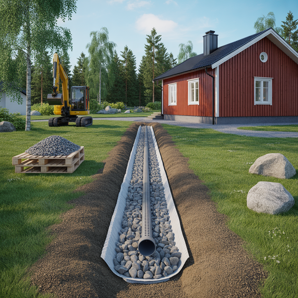 stenkista for dagvatten dimensionering och kostnad