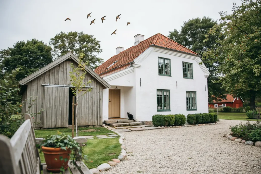 schaktning och terst llning av innerg rd i h ljarp