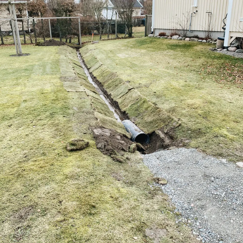 dikning dikesrensning markavvattning landskrona skane