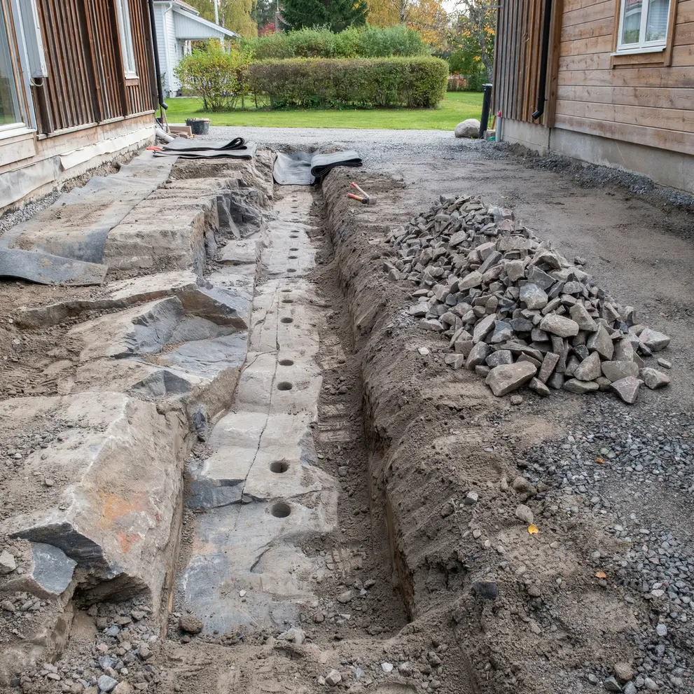 stensprackning bergsprangning landskrona skane